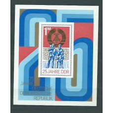 Alemania Oriental Hojas 1974 Yvert 36 Mnh **