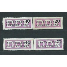 Alemania Oriental Servicio Yvert 39/42 * Mh