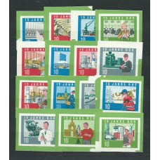 Alemania Oriental Hojas 1964 Yvert 14 recortada ** Mnh