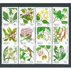 Palau - Correo 1987 Yvert 158/169 ** Mnh Flores