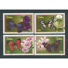 Palau - Correo 2000 Yvert 1620/23 ** Mnh Fauna. Mariposas