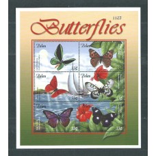 Palau - Correo 2000 Yvert 1624/9 ** Mnh Fauna. Mariposas