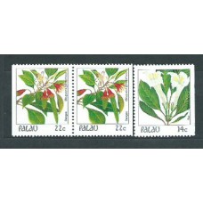 Palau - Correo 1987 Yvert 162a/162b ** Mnh Flores