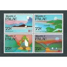 Palau - Correo 1987 Yvert 170/173 ** Mnh
