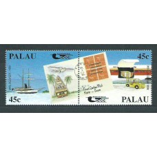 Palau - Correo 1990 Yvert 354/5 ** Mnh Barco