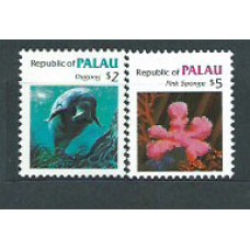 Palau - Correo 1984 Yvert 42a/43a ** Mnh Fauna Marina