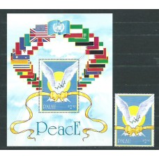 Palau - Correo 1991 Yvert 431+HB 9 ** Mnh