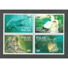Palau - Correo 1993 Yvert 535/8 ** Mnh Fauna