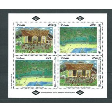 Palau - Correo 1993 Yvert 587/8 en hojita 2 series ** Mnh