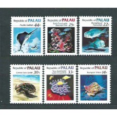 Palau - Correo 1985 Yvert 69/74 ** Mnh Fauna Marina