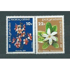 Polinesia - Correo Yvert 128/9 ** Mnh Flores