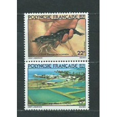 Polinesia - Correo Yvert 150/1 ** Mnh Fauna