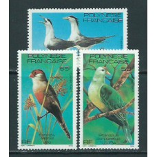 Polinesia - Correo Yvert 168/70 ** Mnh Fauna. Aves