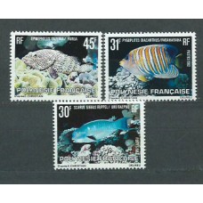 Polinesia - Correo Yvert 174/6 ** Mnh Fauna. Peces
