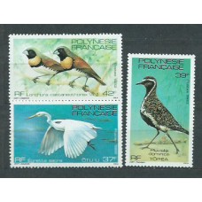 Polinesia - Correo Yvert 189/91 ** Mnh Fauna. Aves