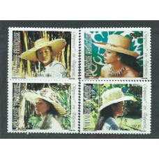 Polinesia - Correo Yvert 212/5 ** Mnh Sombreros