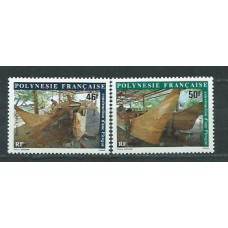 Polinesia - Correo Yvert 266/7 ** Mnh Barcos