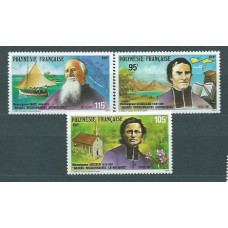 Polinesia - Correo Yvert 292/4 ** Mnh Personajes
