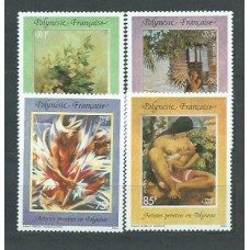 Polinesia - Correo Yvert 422/5 ** Mnh Pinturas