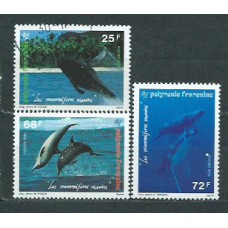 Polinesia - Correo Yvert 450/2 usado Fauna Marina .Peces