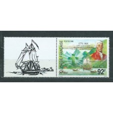 Polinesia - Correo Yvert 473 ** Mnh Barcos