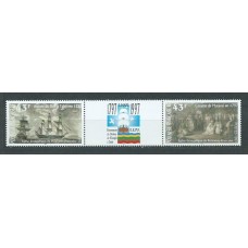 Polinesia - Correo Yvert 526/7 ** Mnh Barcos