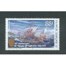 Polinesia - Correo Yvert 548 ** Mnh Barcos