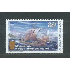 Polinesia - Correo Yvert 548 ** Mnh Barcos