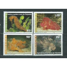 Polinesia - Correo Yvert 580/3 ** Mnh Fauna Marina