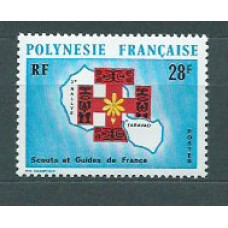 Polinesia - Correo Yvert 91 ** Mnh Scouts