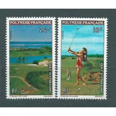 Polinesia - Correo Yvert 94/5 ** Mnh Deportes. Golf