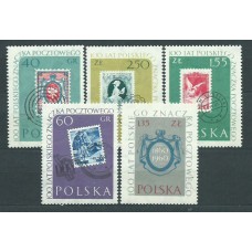 Polonia - Correo 1960 Yvert 1026/30 ** Mnh Centenario del Sello