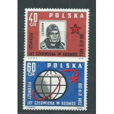 Polonia - Correo 1961 Yvert 1090/1 ** Mnh Astrofilatelia