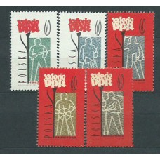 Polonia - Correo 1962 Yvert 1152/6 ** Mnh