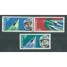 Polonia - Correo 1963 Yvert 1281/3 ** Mnh Astrofilatelia