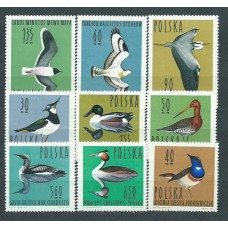 Polonia - Correo 1964 Yvert 1347/55 ** Mnh Fauna. Aves