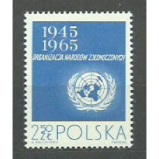 Polonia - Correo 1965 Yvert 1482 ** Mnh Naciones Unidas