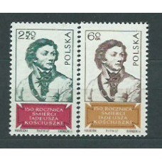 Polonia - Correo 1967 Yvert 1649/50 ** Mnh Personaje