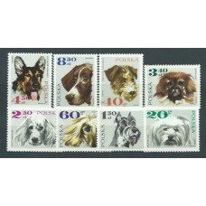 Polonia - Correo 1969 Yvert 1748/55 ** Mnh Fauna. Perros