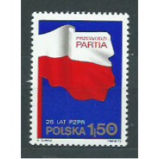 Polonia - Correo 1973 Yvert 2129 ** Mnh Bandera