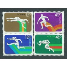 Polonia - Correo 1975 Yvert 2202/5 ** Mnh Deportes. Atletismo