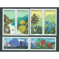 Polonia - Correo 1975 Yvert 2208/13 ** Mnh Flora