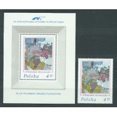 Polonia - Correo 1975 Yvert 2250+H.70 ** Mnh Pintura
