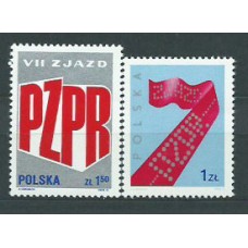 Polonia - Correo 1975 Yvert 2254/5 ** Mnh