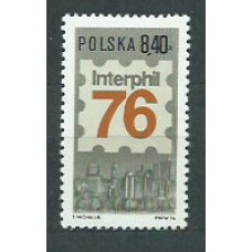Polonia - Correo 1976 Yvert 2277 ** Mnh Exposición de Filatelia