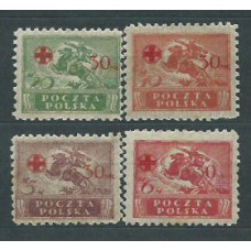 Polonia - Correo 1921 Yvert 231/4 * Mh