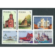 Polonia - Correo 1977 Yvert 2360/5 ** Mnh Monumentos