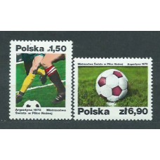 Polonia - Correo 1978 Yvert 2384/5 ** Mnh Fútbol