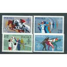 Polonia - Correo 1980 Yvert 2491/4 ** Mnh Juegos Olimpicos de Lake Placid