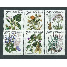 Polonia - Correo 1980 Yvert 2523/8 ** Mnh Flores